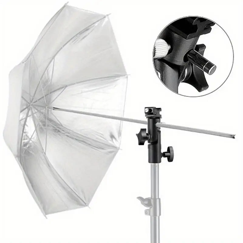Flash Hot Shoe Umbrella Holder Swivel Bracket for DSLR Flash Bracket Mount Babs