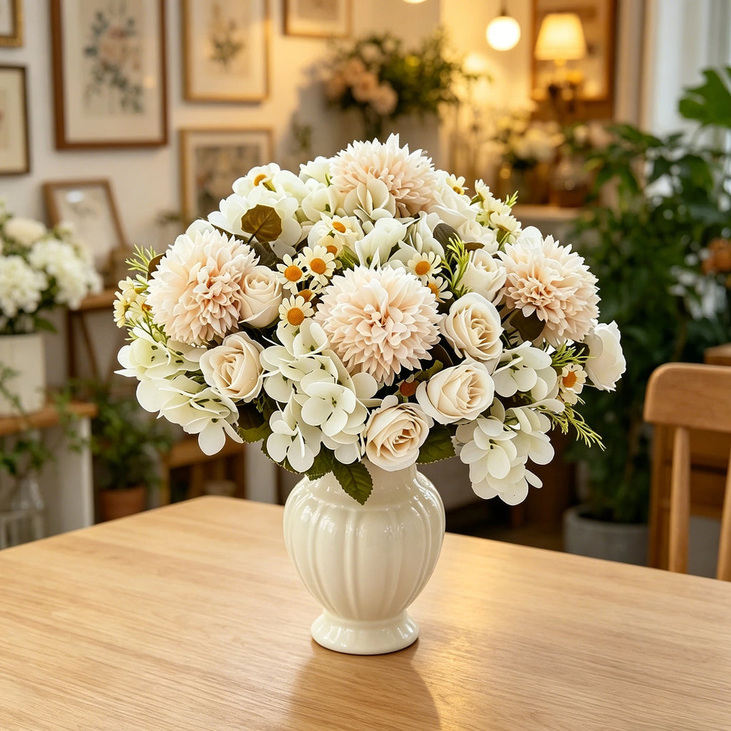 Artificial Chamomile Bouquet for Wedding, Home & Party Décor Artificial Flower Bouquet Babs