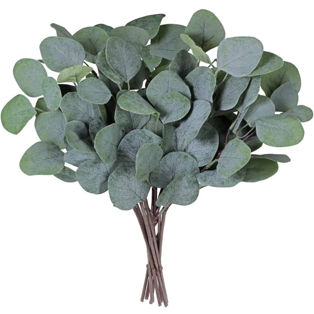 Artificial Eucalyptus Leaf Stems 5/10pcs – Silk Bouquet Decor Artificial Leaf Stems Babs style 1 10pcs