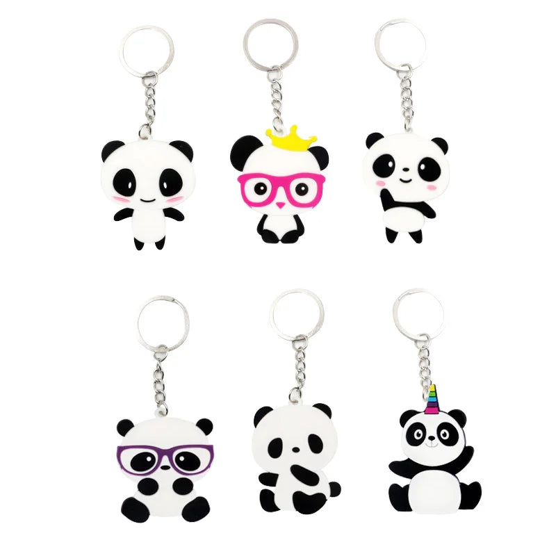 Panda Silicone Bracelet Keychain Bookmarks – Kids Party Favors Kids Party Favors Babs