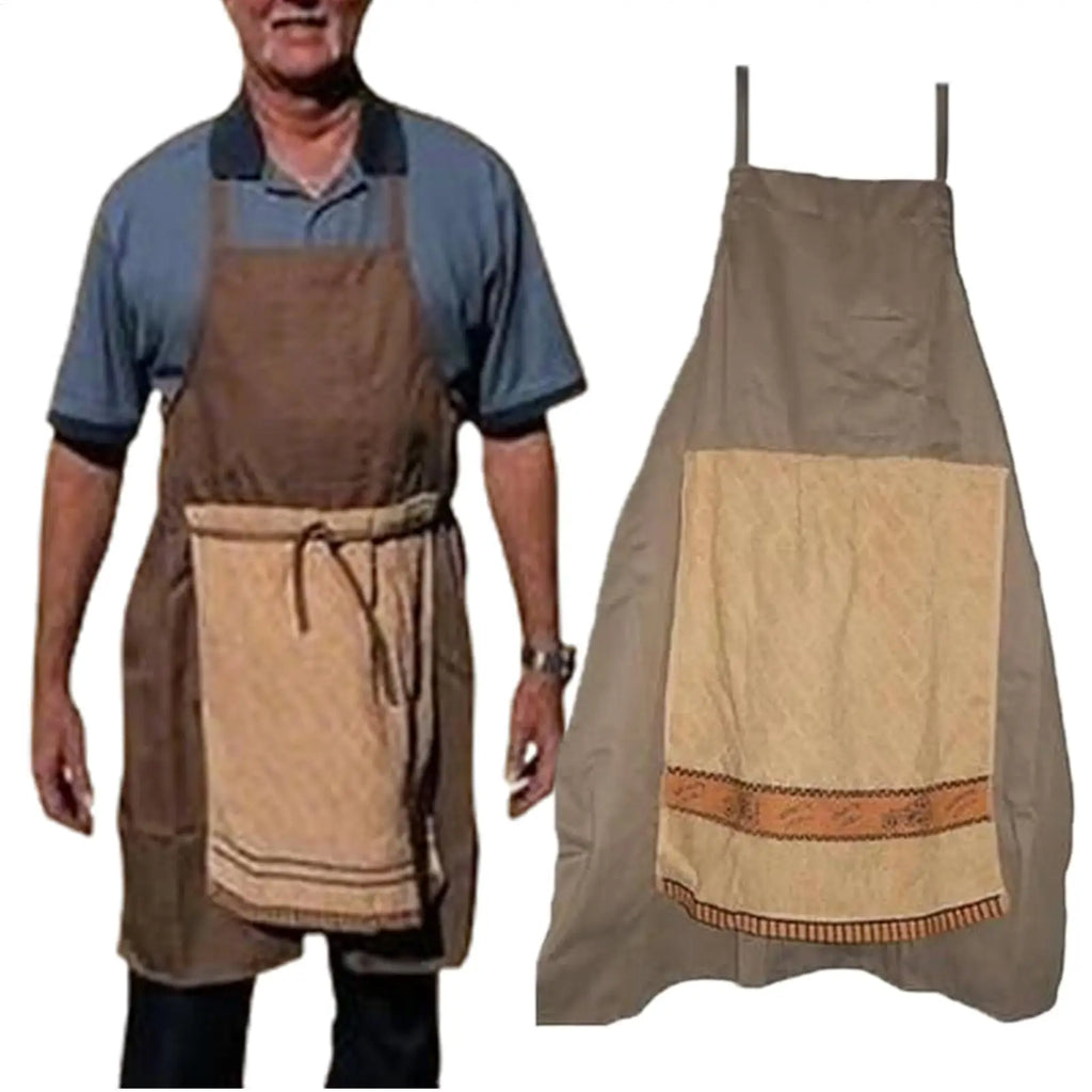 Funny Prank Apron with Surprise Pocket – Unisex Chef Gift Novelty Chef Apron Babs