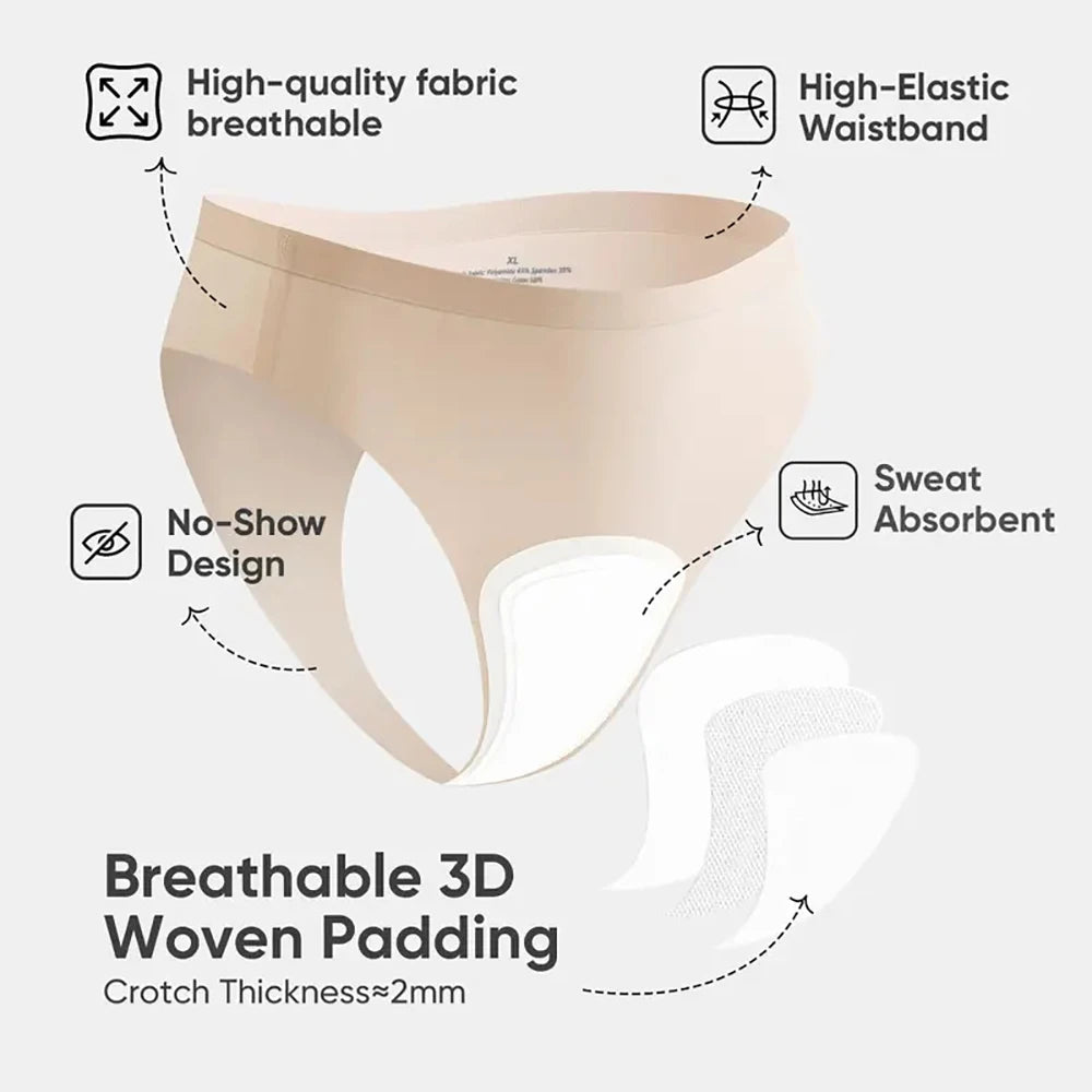 4-Pack Seamless No-Show Thongs – Invisible Under Leggings Seamless Thong Panties Babs