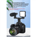 Dual Cold Shoe Mount Bracket Vlog Expansion Bar 1/4" Arca Camera Mount Bracket Babs Black A
