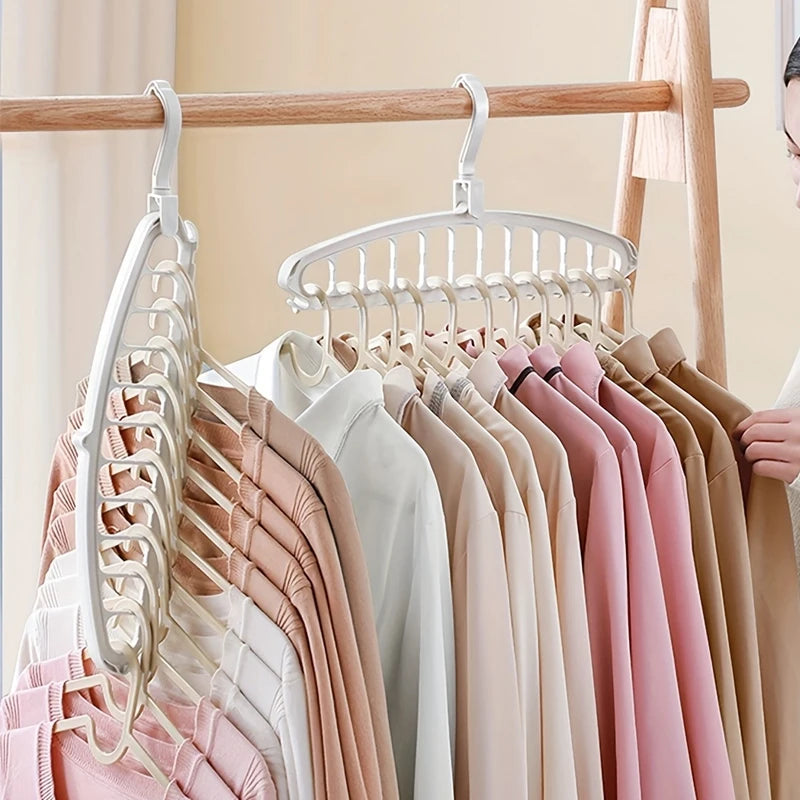 Space Saving Collapsible Clothes Hangers – Heavy Duty Plastic Clothes Hangers Babs