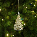 Acrylic Snowflake Christmas Ornaments – Transparent Pendants Christmas Tree Ornaments Babs H