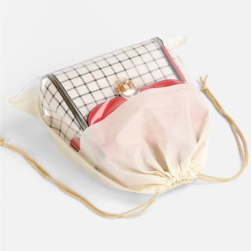Dustproof Drawstring Storage Bags, Moisture-Proof 5-Pack Drawstring Storage Bag Babs