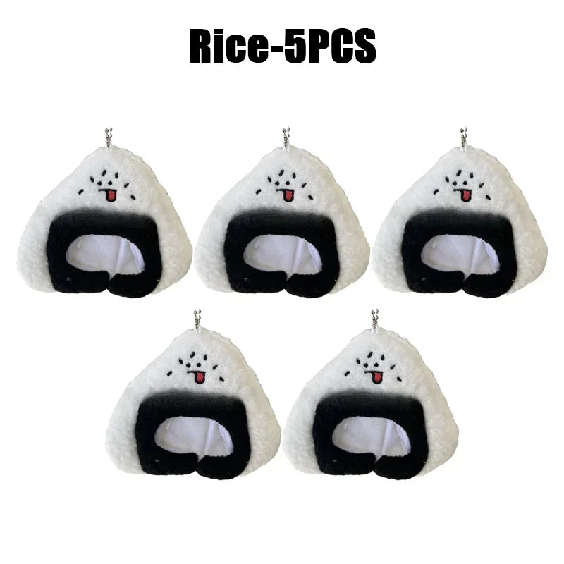 Plush Animal Hood Keychain DIY Craft Kit – Holiday Gift DIY Plush Craft Kit Babs Rice-5PCS