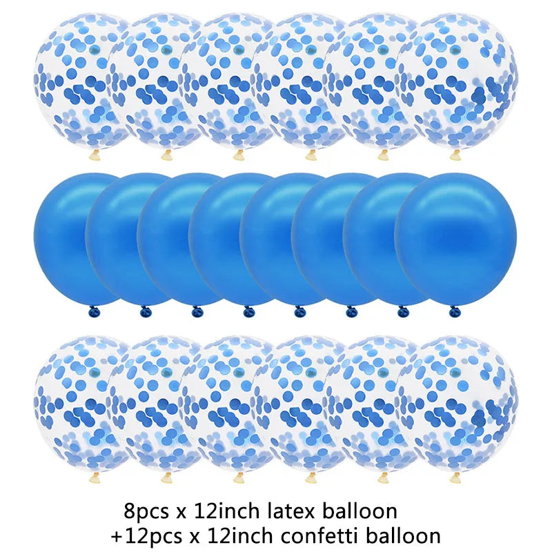 20Pcs Rose Gold Confetti Metallic Balloons Party Decoration Set Party Balloon Set Babs 20pcs latex balloon 3 12inch