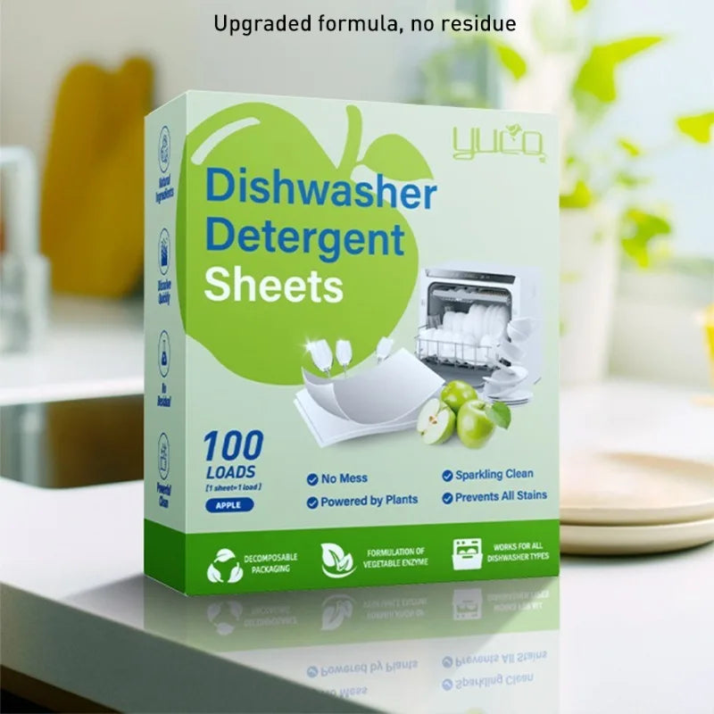 Dishwasher Cleaning Tablets 100-Pack – Brightening & Degreasing Dishwasher Cleaning Tablets Babs