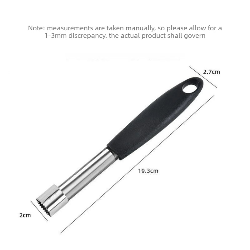 Stainless Steel Apple & Pear Corer – Handheld Fruit Pitting Tool Fruit Corer Tool Babs