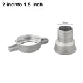 Aluminum Water Pump Pipe Connector with Rubber Gasket 1–3" Pipe Connector Fitting Babs 2 inchto 1.5 inch