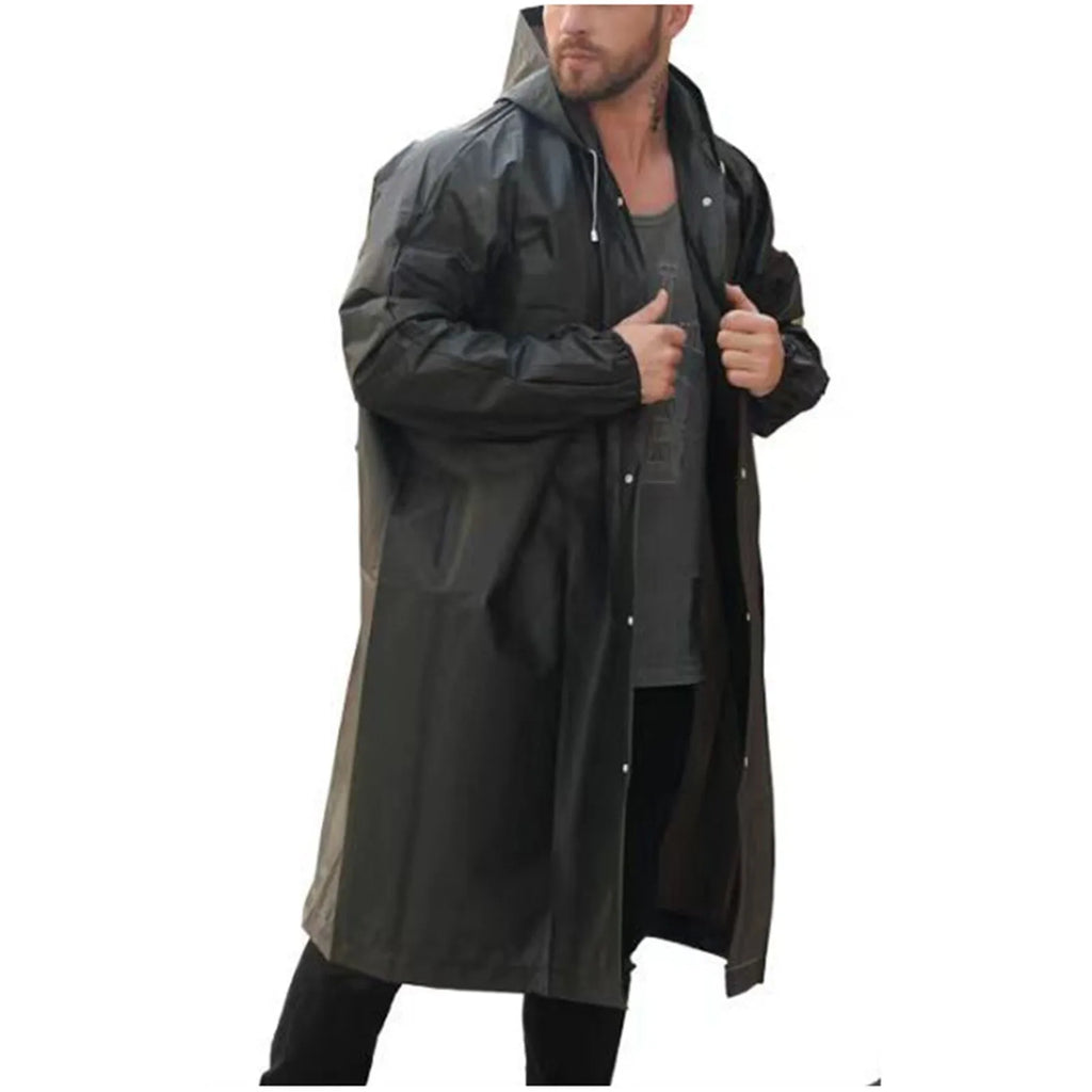 Unisex EVA Waterproof Poncho Raincoat – Lightweight Hiking Gear Waterproof Poncho Raincoat Babs as shown