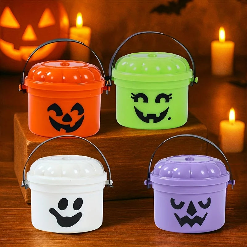 12-Pc Halloween Pumpkin Storage Containers Trick or Treat Set Halloween Decor Set Babs