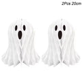 Halloween Honeycomb Ghost Paper Lanterns 3D Hanging Decoration 2pc Halloween Decoration Babs 2pcs 20cm