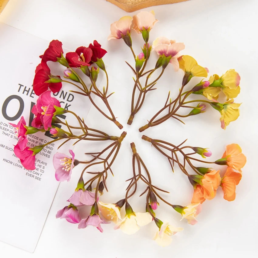 Silk Artificial Roses 20/50 Pcs – Wedding & Home Décor Flowers Artificial Silk Flowers Babs