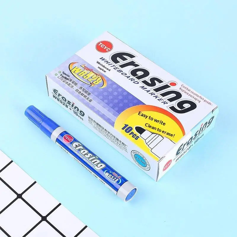 HUXUAN Dry Erase Whiteboard Markers – Non-Toxic Vivid Ink Dry Erase Marker Babs A3