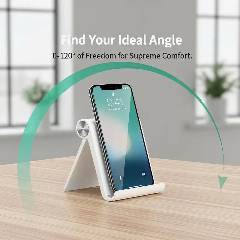 Foldable Phone Stand – Adjustable Desk Holder for Smartphones Phone Holder Stand Babs