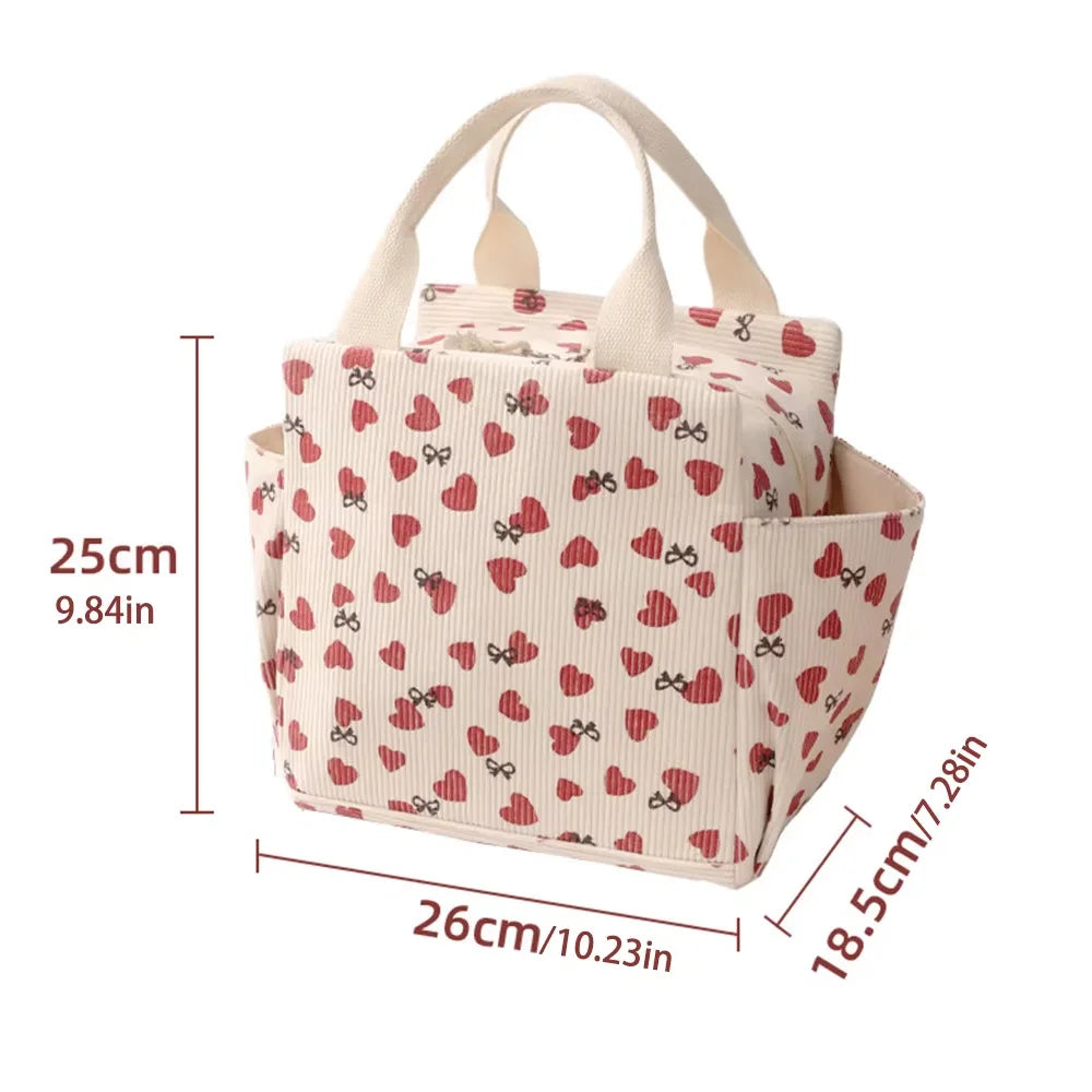 Large Reusable Lunch Bag – Leakproof Cooler Tote for Work Insulated Lunch Tote Babs Beige love