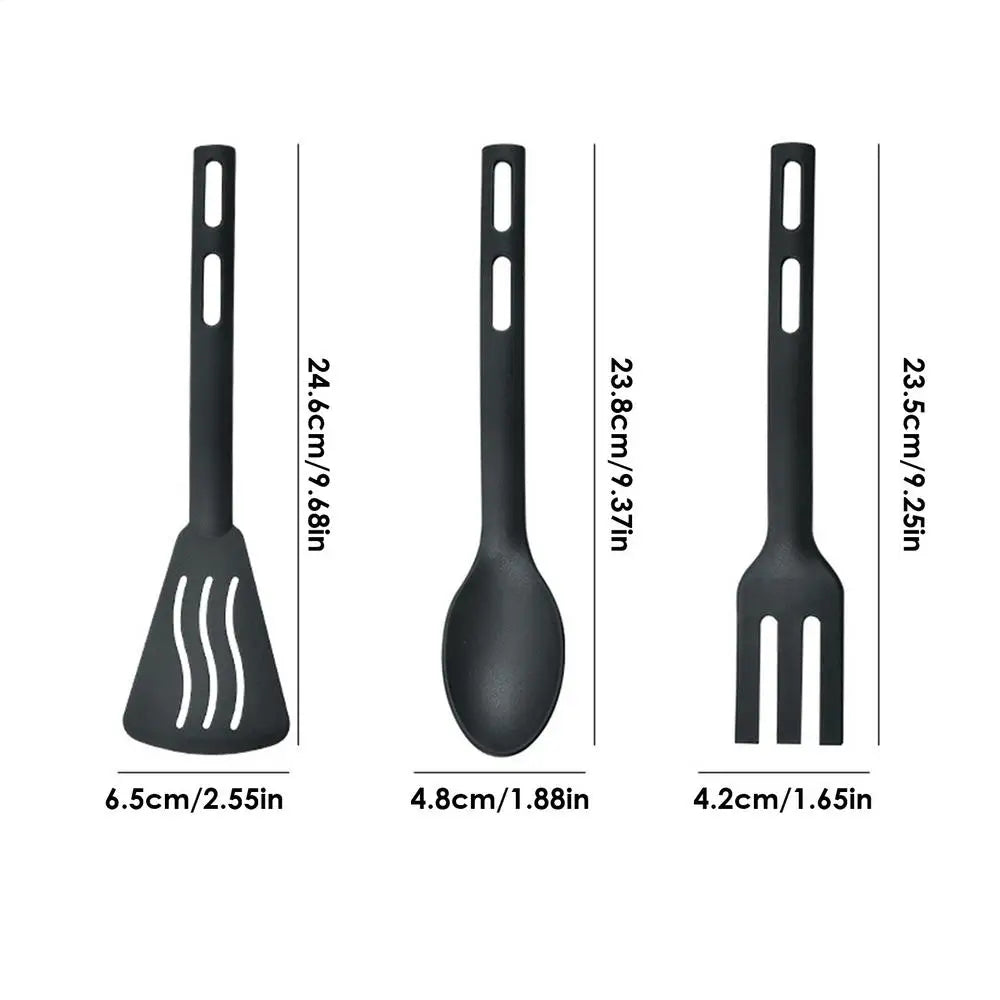 Heat Resistant Nylon Cooking Utensils Set – 3 Piece Kitchen Cooking Utensil Set Babs 3pcs set