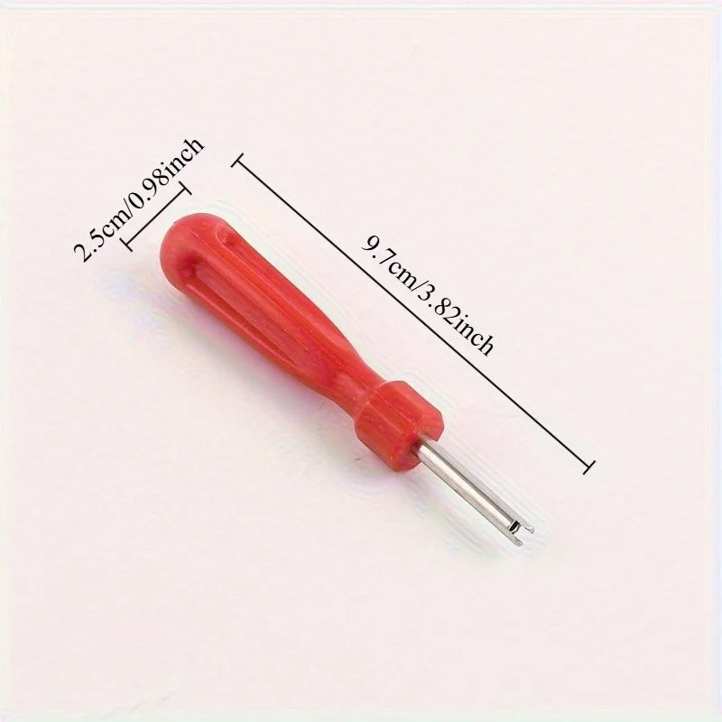 Tire Valve Core Removal Tool – Rubberized Wrench & Screwdriver Tire Valve Tool Babs