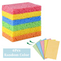 Compressed Cellulose Pop-Up Sponges – Non-Scratch Kitchen Scrub Kitchen Scrub Sponge Babs 6Pcs