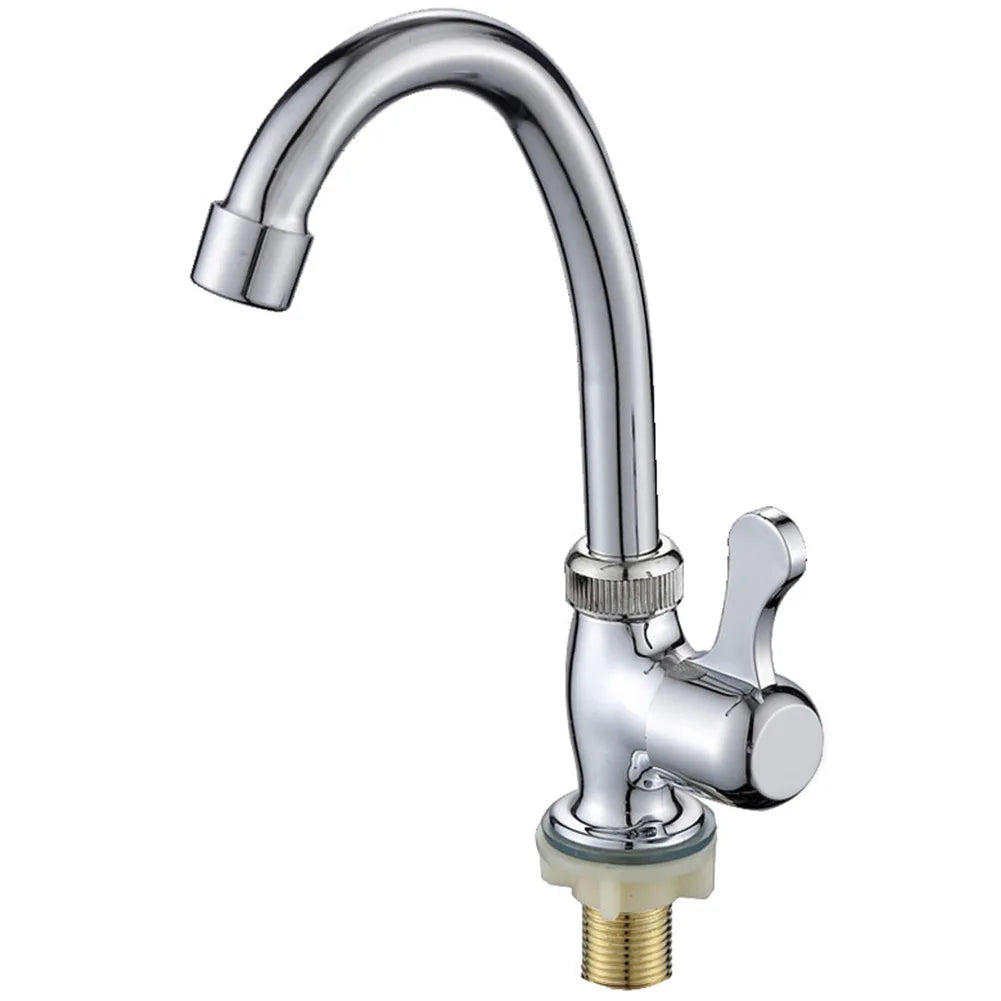 LEENKEA Single Hole Cold Kitchen Faucet – Stainless Steel Tap Kitchen Faucet Babs Default Title