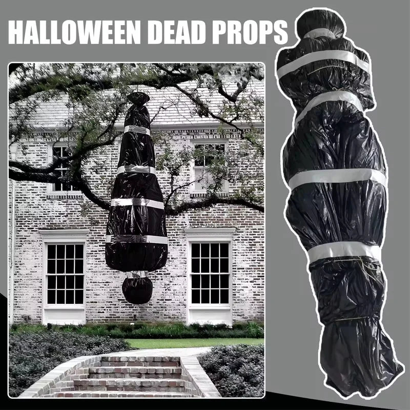 Halloween Hanging Corpse Prop – Haunted House Horror Decor Halloween Hanging Prop Babs