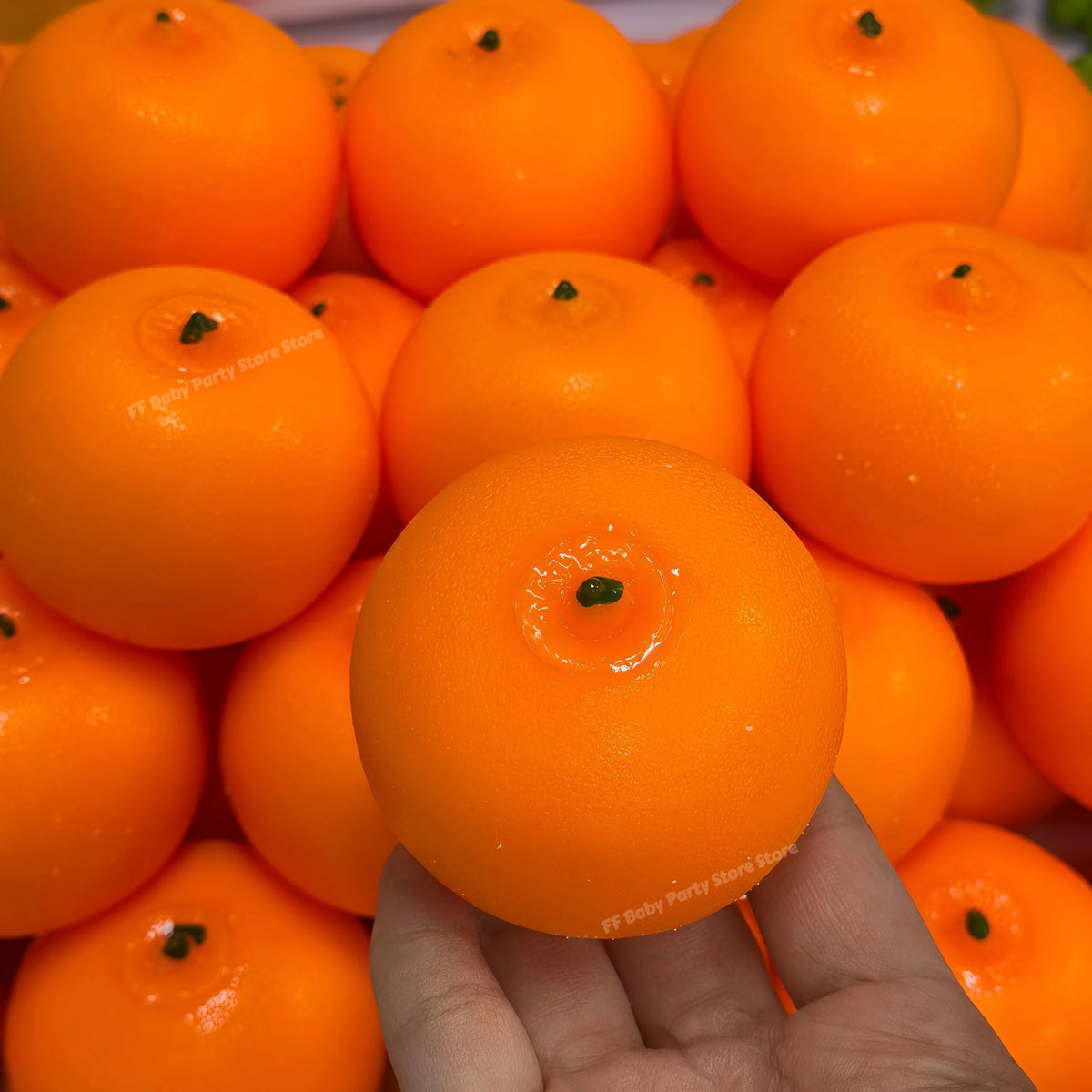 Peach Squishy Toy Slow Rising Crispy Sound Fidget Toy Gift Squishy Fidget Toy Babs 1pcs Orange