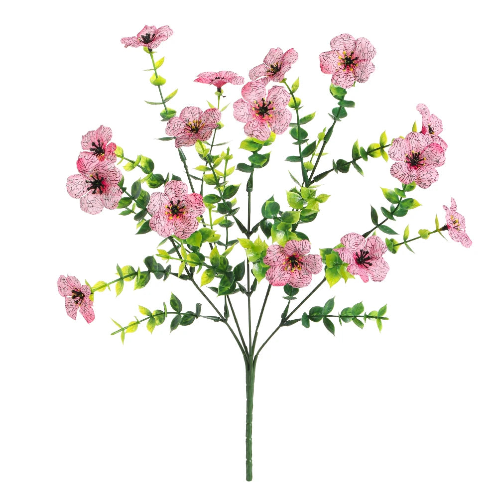 35cm Anti-UV Artificial Orchid Branch | Wall & Home Decor Artificial Flower Decor Babs Pink 1Pcs