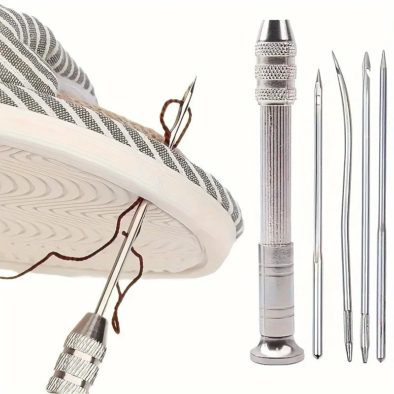5-Piece Sewing Kit – Interchangeable Needles, Knitting & DIY Sewing Needle Kit Babs