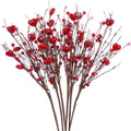 Handmade Artificial Flower Bouquets – Wedding & Home Decor Artificial Flower Bouquet Babs Red 3 pcs