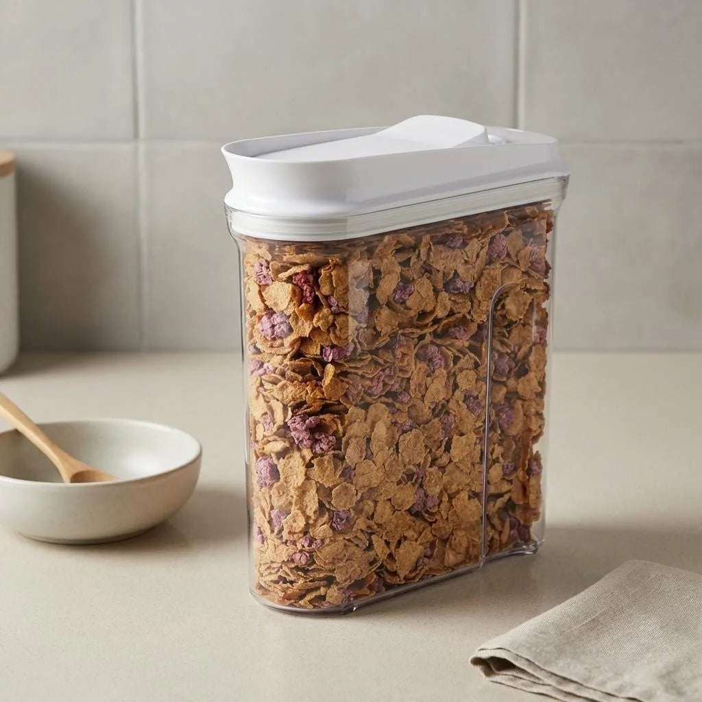 Airtight Food Storage Containers – Clear Plastic Pantry Organizers Food Storage Containers Babs