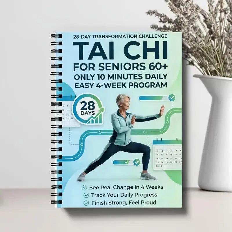 28-Day Tai Chi for Seniors – 10-Min Daily Walking Program Book Senior Fitness Book Babs Default Title