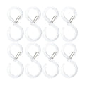 S-Shape Locking Hanger Hooks – 8 Pcs Home Organizer S-Shape Storage Hooks Babs Transparent 8pcs
