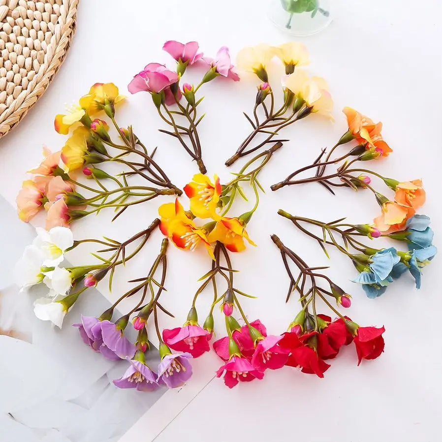 Silk Artificial Rose Bouquet for Wedding & Home Décor (40/80 Pcs) Artificial Flower Stems Babs MULTI 40pcs