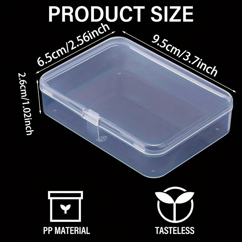 15-Pack Clear Plastic Storage Containers with Lids | Craft & Bead Plastic Storage Containers Babs