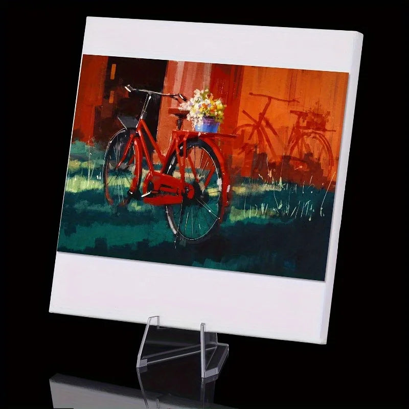 Mini Clear Acrylic Easel Stands for Cards, Coins & Collectibles Acrylic Display Stand Babs