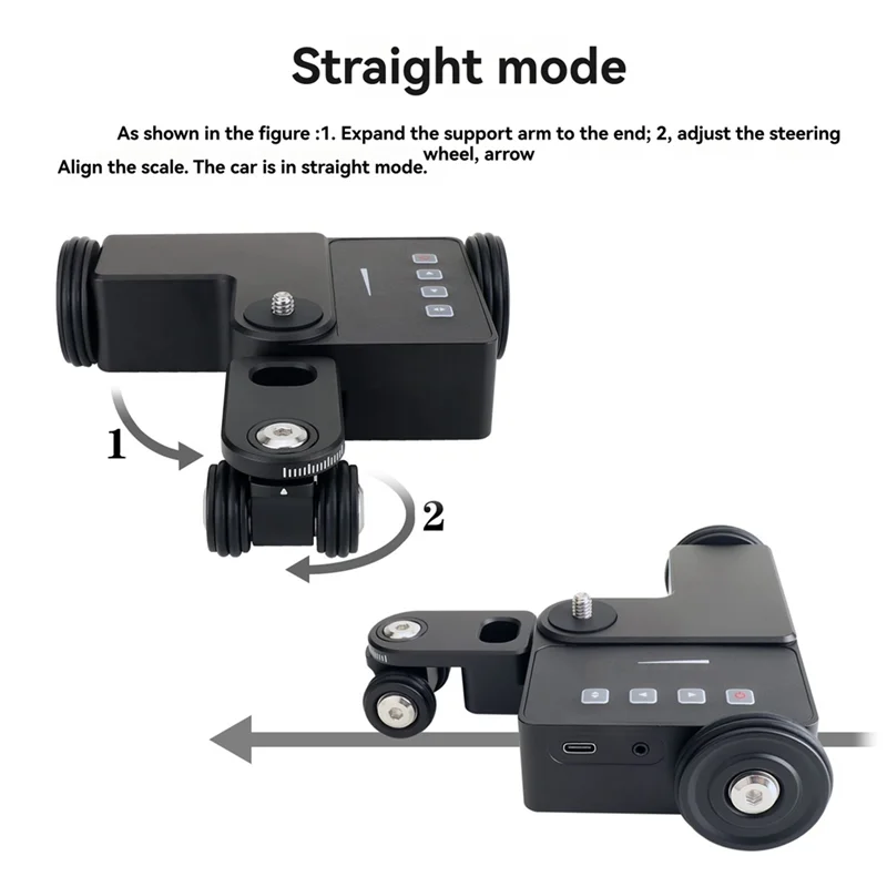Smart Photography Trolley Silent Slide Rail Camera Tracker Camera Slide Trolley Babs