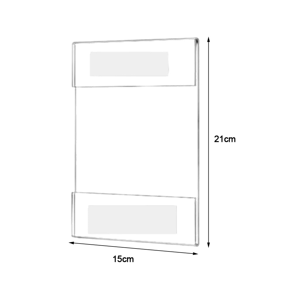 No-Punch Acrylic Wall Frame & Price Tag Display Holder Acrylic Display Frame Babs