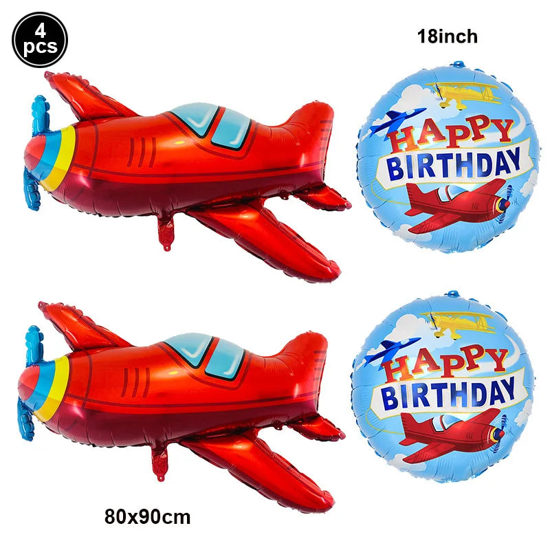 4D Helicopter Foil Balloon – Birthday Party Decoration