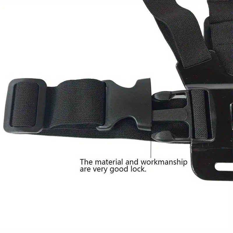 Phone Chest Mount Harness Strap Holder & Action Camera Clip Camera Chest Mount Babs