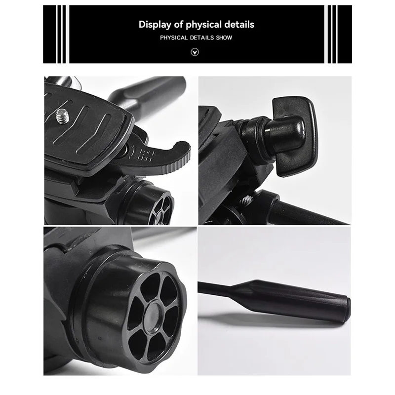Camera Ball Head 3/8" 1/4" Thread with Quick Release Plate Tripod Ball Head Babs