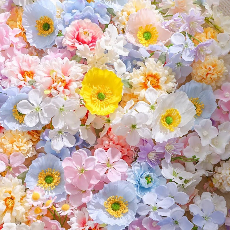Silk Rose Artificial Flower Heads 4-6CM Mix | 20/50 Pcs Artificial Flower Heads Babs