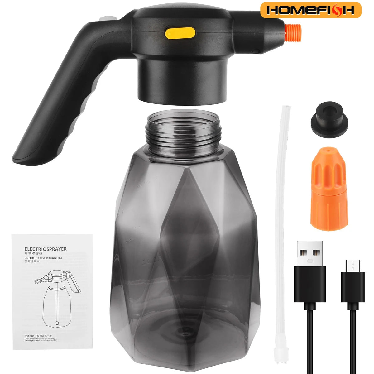 2L Rechargeable Electric Handheld Garden Sprayer & Mister Electric Garden Sprayer Babs Default Title