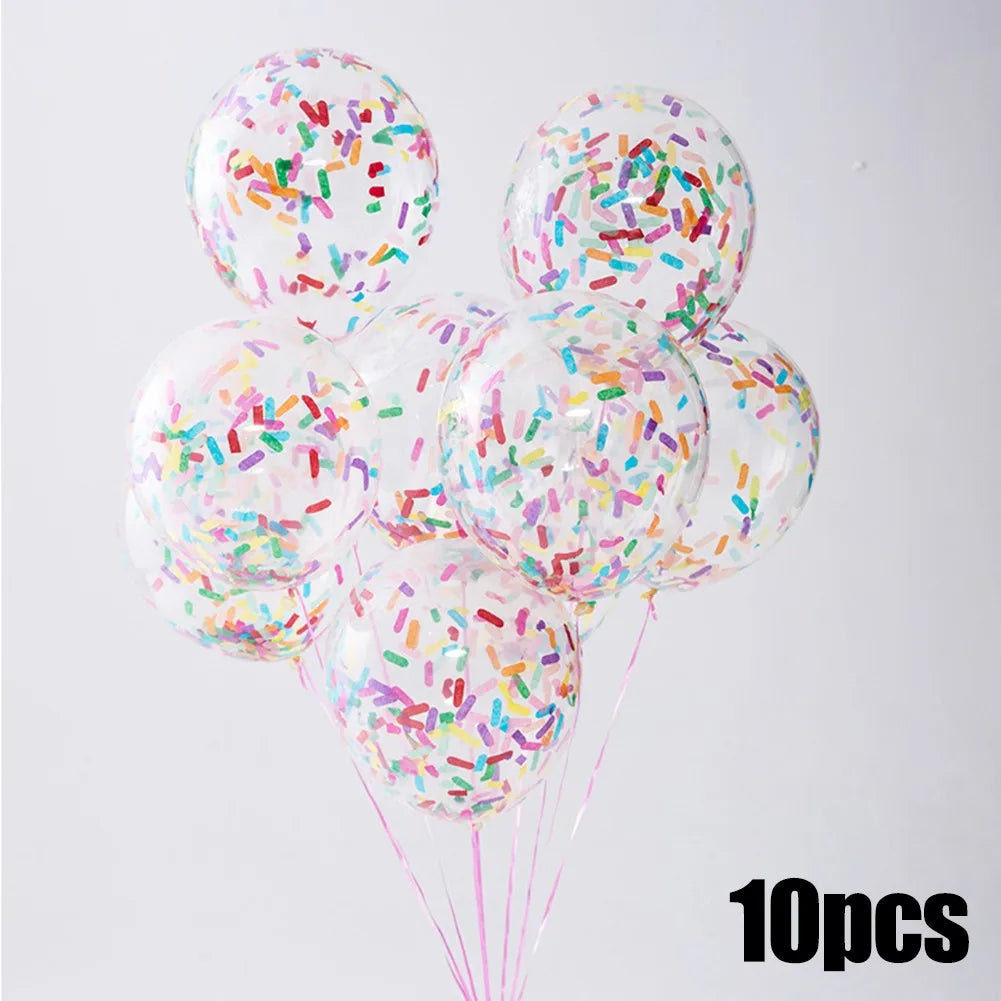 10pcs Ice Cream Confetti Latex Balloons – Party Decoration Party Balloons Babs