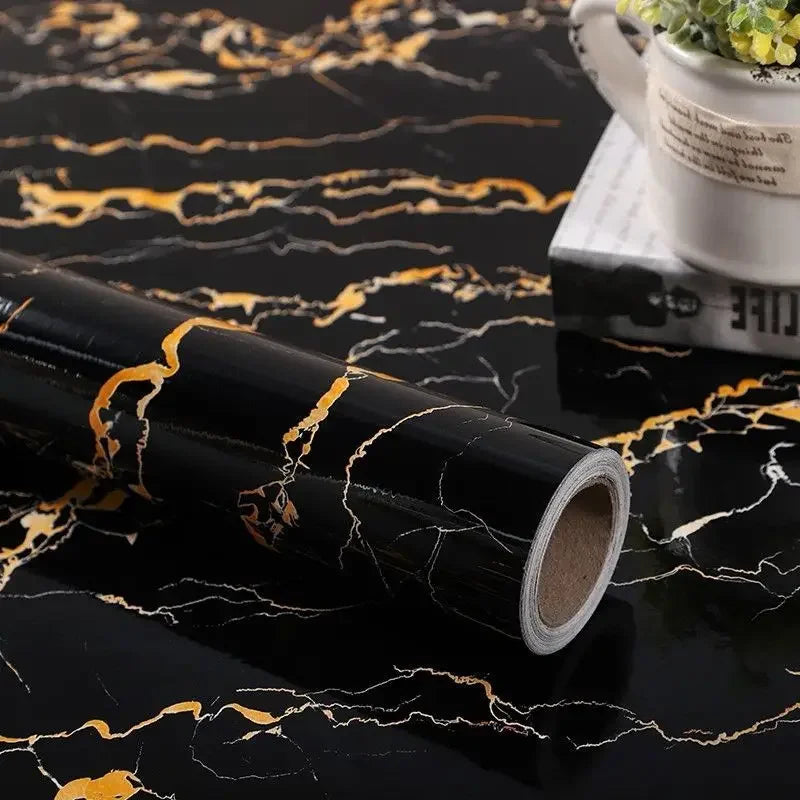 Gray Marble Peel & Stick Wallpaper – Waterproof Vinyl Contact Paper Peel and Stick Wallpaper Babs