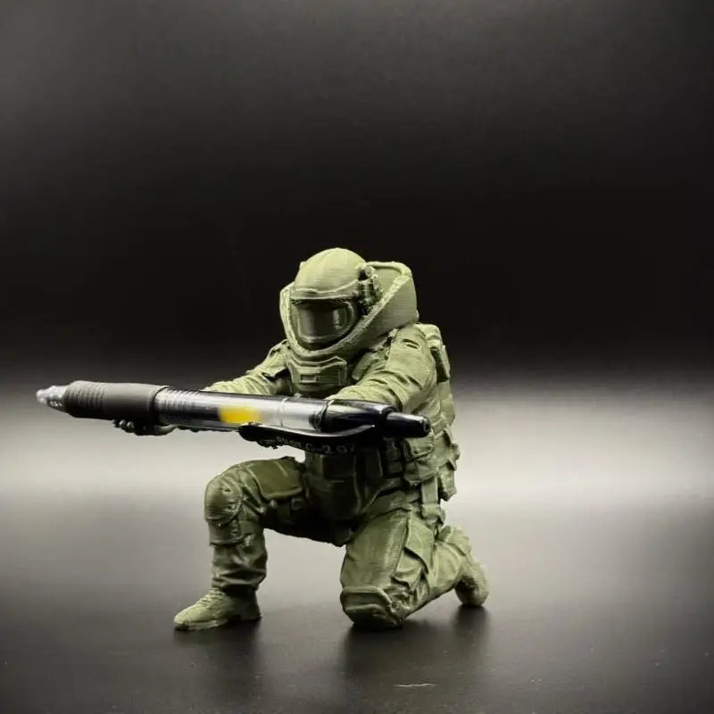 3D Printed Soldier Pen Holder – Cool Desktop Organizer Gift Desktop Pen Holder Babs A1