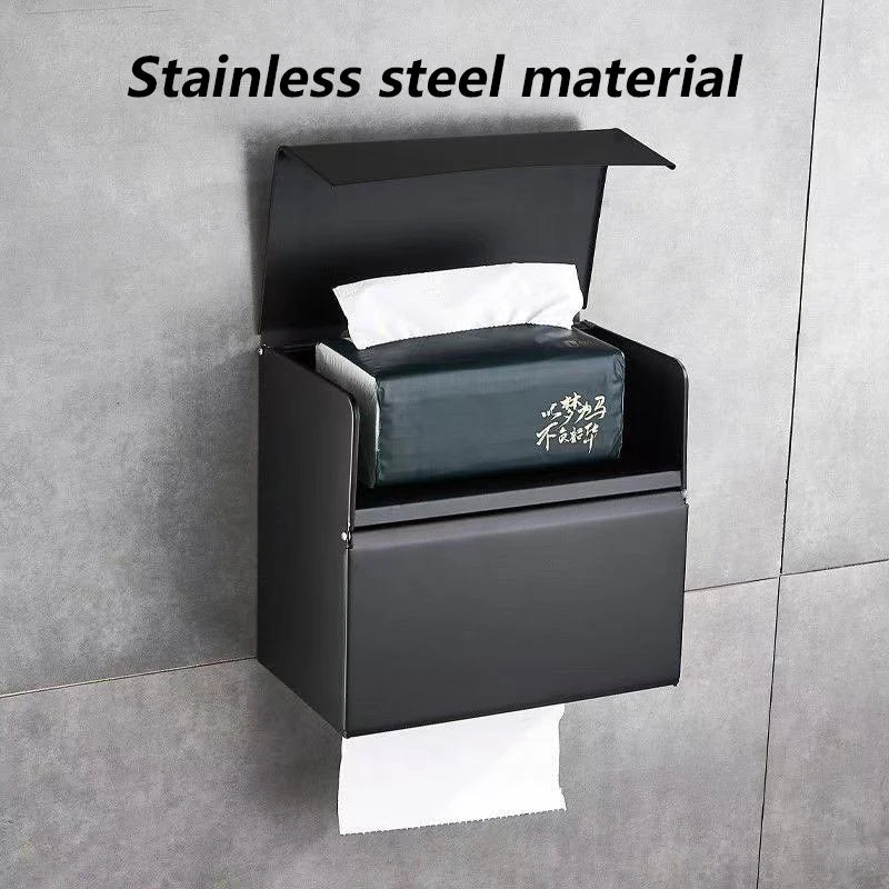 Stainless Steel Tissue Box Holder – Modern Multifunctional Tissue Box Holder Babs