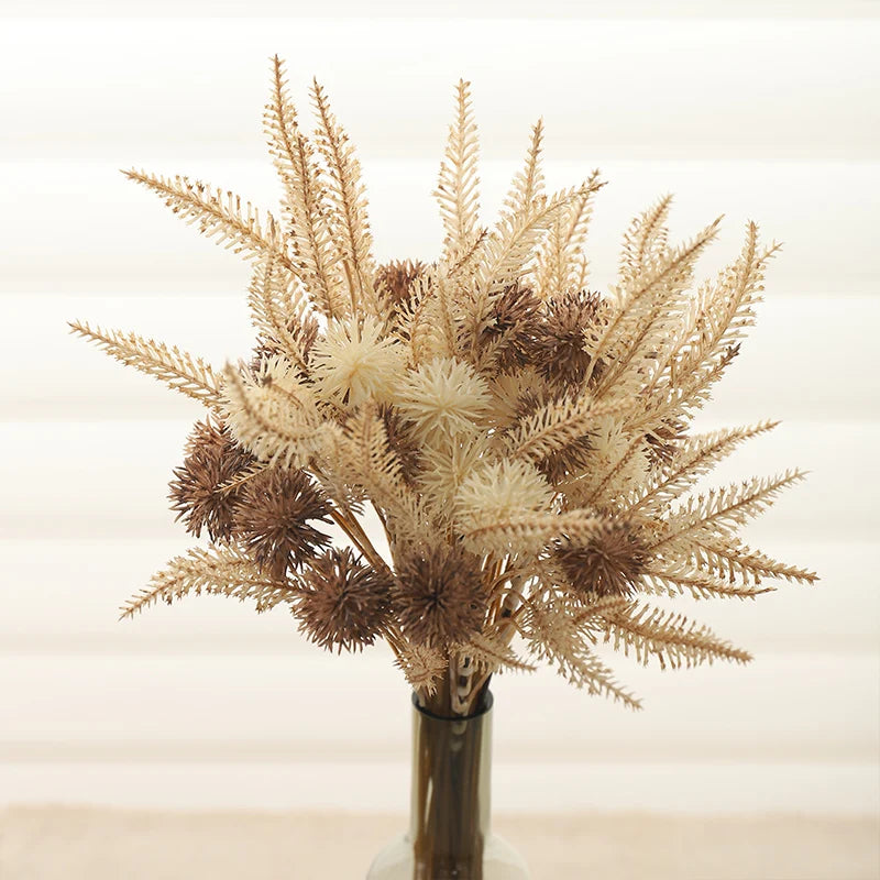Artificial Lavender Prickly Ball Bouquet – Faux Flower Decor Artificial Flower Bouquet Babs