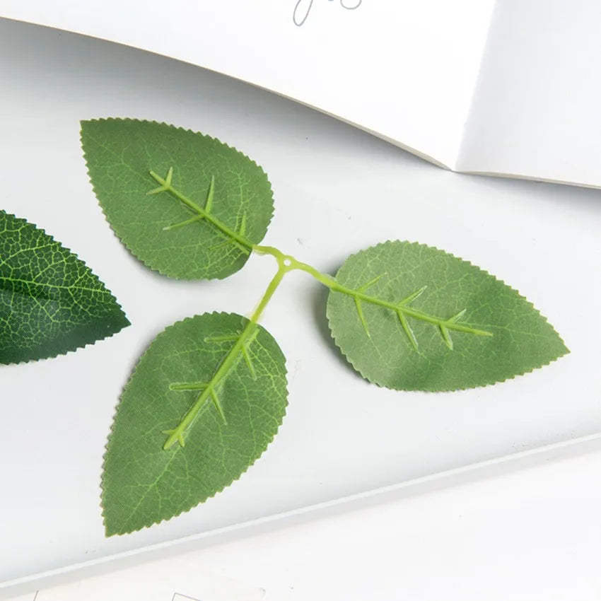 Artificial Silk Rose Leaves for Wedding DIY & Home Décor Artificial Silk Leaves Babs